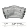 thumbnail image 4 of Unique Bargains 3/8 NPT Female Thread 45 Degree Elbow Pipe Fitting 304 Stainless Steel, 4 of 5