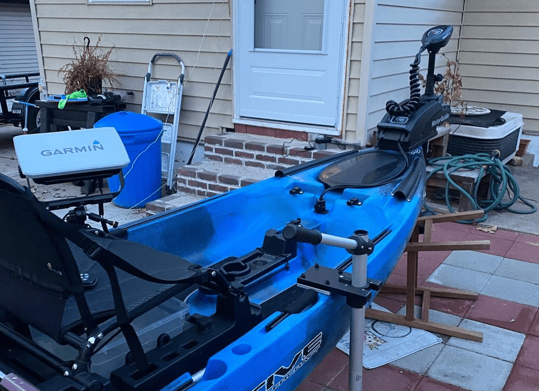 Transducer Mount for Kayaks - Fishing Specialties Bowducer