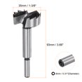 thumbnail image 2 of 2 Pack Forstner Drill Bit 1-3/8"(35mm) High-Speed Steel Multi-tooth Forstner Bit for Wood Plywood Plastic Drill Tool, 2 of 6