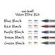 thumbnail image 4 of uni-ball Vision Elite BLX Infusion Rollerball Bolígrafos Punta Negrita 0,8 mm Azul/Negro Paquete de 12, 4 of 5