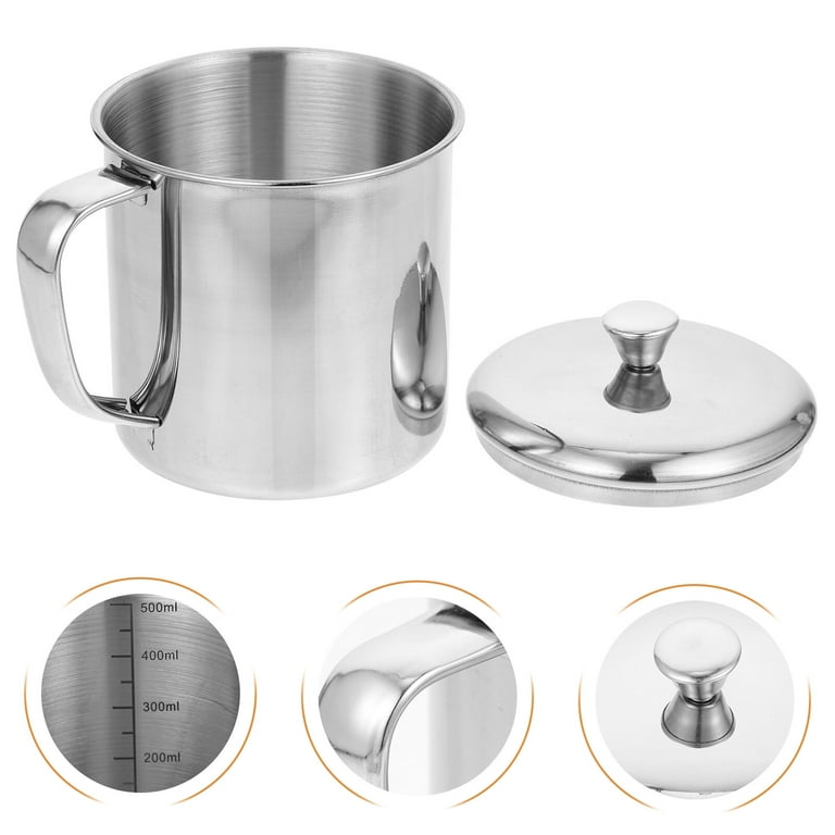 Stainless Steel Coffee Mugs 200ml Metal Thermal Coffee Tea & Beer Cup Mug