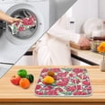 thumbnail image 4 of Ryvnso Retro Rose Flowers Dish Drying Mat for Kitchen Countertop 16x18 Small Dish Pad Drainer Rack Dish Sink Mats, 4 of 7