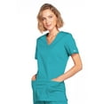 thumbnail image 3 of Cherokee Workwear Core Stretch Women's Scrubs Top Mock Wrap 4728, 3 of 6