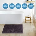 thumbnail image 5 of Nestl Bathroom Rugs, Machine Washable Bath Mats For bathroom Floor Rugs, Nonslip Backing Rubber Bath Rug, Purple, 5 of 6