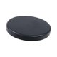 thumbnail image 4 of Taburete de bar con asiento de PU redondo, color negro, fácil de limpiar, accesorio de cocina con diseño antiestático Liso, 4 of 8