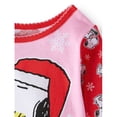 thumbnail image 2 of Snoopy Christmas Long Sleeve Tight Fit Pajamas, 2pc Set (Baby Girls), 2 of 3