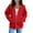 BE05_Red, variant on Resicozy Womens Light Weight Zip Up Hoodies Long Sleeve Oversized Sweatshirts Y2K Jacket with Pockets 2025 Fall Fashion Clothes Beige 2XL