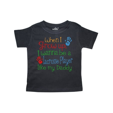

Inktastic Lacrosse Player like Daddy Gift Toddler Boy or Toddler Girl T-Shirt