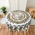 thumbnail image 6 of Mandala Round Tablecloth 60 Inch Waterproof Tablecloths Boho Table Cloth Decorative for Picnic Party Holiday Home Indoor Outdoor, 6 of 6