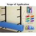 thumbnail image 3 of Yoga Mat Holder 9 Layer Yoga Mat/Exercise Mats Holder Wall Mount, Gym Hanging Foam Roller/Yoga Mat Storage Rack Metal Display Shelf, for School Studio, 3 of 7