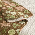 thumbnail image 6 of Exclusivo Mezcla Floral Quilt King Size, Brown King Size Quilt Bedding Set with Cottagecore Garden Pattern, Reversible Lightweight Bedspreads Coverlets (104"x96"), 6 of 6