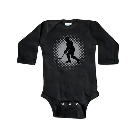 

Inktastic Ice Hockey Player Gifts Gift Baby Boy Long Sleeve Bodysuit