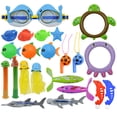 thumbnail image 2 of Ruiboury Non-toxic ABS Swimming Toys Set - Safe And Hypoallergenic For Kids Training Underwater Fun Diving Pool Game Smooth Line 92 92 1Set, 2 of 6
