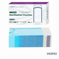 thumbnail image 3 of Vakker (3.5" x 6.25" 4000pc) Dental Self Sealing Sterilization Pouches Autoclave Sterilizer Bag, VKSP03, 3 of 8