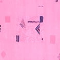 thumbnail image 1 of Ahgly Company Indoor Square Abstract Pink Modern Area Rugs, 6' Square, 1 of 4