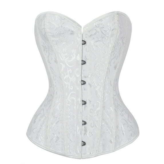 YouLoveIt Corset for Women Satin Underbust Corset Bustier Waist Training Cincher Plus Size Corsets Plus Size Overbust Bridal Corset Bustier Bodyshaper Top