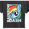 thumbnail image 3 of My Little Pony - Character Block Rainbow Dash - Women's Short Sleeve Graphic T-Shirt, 3 of 5