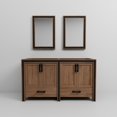 thumbnail image 5 of Lexora Home Ziva 60" Double Vanity with Mirrors in Rustic Barnwood, 5 of 6