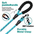 thumbnail image 6 of 5 ft Dog leash with comfortable padded handle and highly reflective wires Dog leashes-Blue, 6 of 7