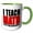 Green/White, variant on 3drose, I Teach Math Whats Your Superpower Red, 15oz Mug