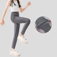 thumbnail image 4 of TIREOW Girls High Elasticity Leggings Stretch Snug Fitting Imitation Denim Leggings Pants Elastic Waist Sports Yoga Tight Pants, 4 of 7