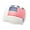 White, variant on TYR Adult USA Silicone Swim Cap - White