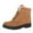 Brown, variant on Women's Fashionable Casual Versatile Plus-Size Snow Boots Lightweight And Comfortable Fall And Winter Style Trendy Short Boots With Fleece Lining. Black Size 10