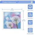 thumbnail image 3 of SKYSONIC 6 PCS Beauty Dandelion Baby Washcloths Towel Set, Highly Absorbent & Soft Cotton Wash Cloths 12"x 12" Face Hand Towels for Bathroom, Multi-Purpose Fingertip Towels, 3 of 7