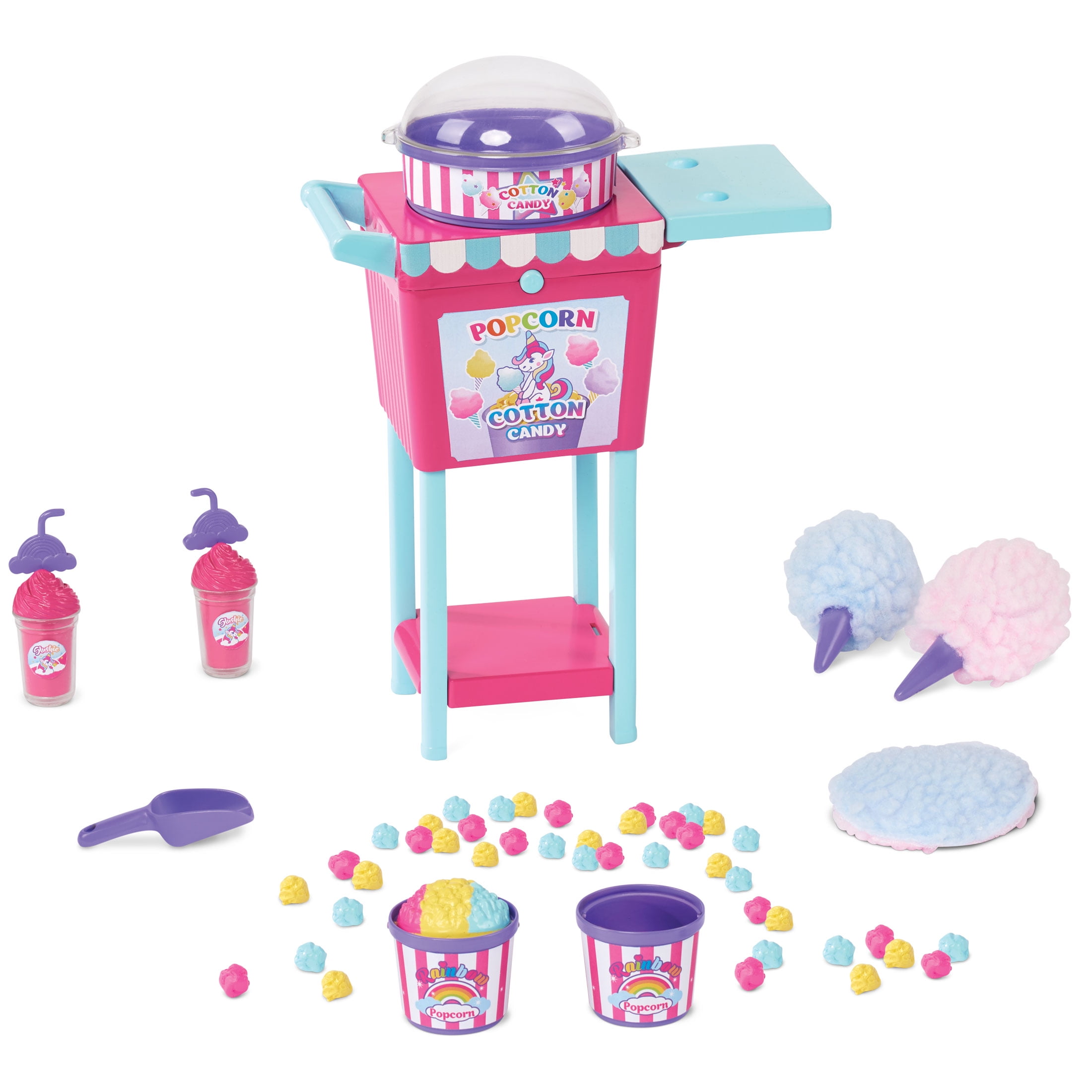 My Life As 52-Piece Cotton Candy and Popcorn Machine for 18 Inch Dolls