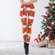 thumbnail image 1 of Leggings ajustados de Navidad, mallas elásticas estampadas, pantalones, de nieve, Reno, Santa, mujeres informales para vacaciones, deporte, gimna C Salvador Polainas de las mujeres, 1 of 9