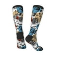 thumbnail image 4 of Bingfone Compression Socks For Women And Men Long Socks For Running Athletic Cycling Nurse-French Food, 4 of 9