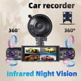 thumbnail image 4 of 360° Full View Car Dashcam System, 4 Channel Dash Cam with Wires,1080P Full HD Recording, Infrared Night Vision, G-Sensor, Loop Recording, Plug-in Power, 32GB, 4 of 7