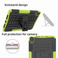 thumbnail image 6 of Case for for iPad Pro 11 Inch 4th/3rd/2nd/1st Generation 2022/2021/2020/2018, Armor Heavy Duty Anti-falling Rugged Double Military Grade Heavy Duty Shockproof Case with Kickstand, Orange, 6 of 7