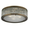 thumbnail image 2 of Elk Lighting Linden Manor 2 Light Flush Mount in Aged Brass, 2 of 2