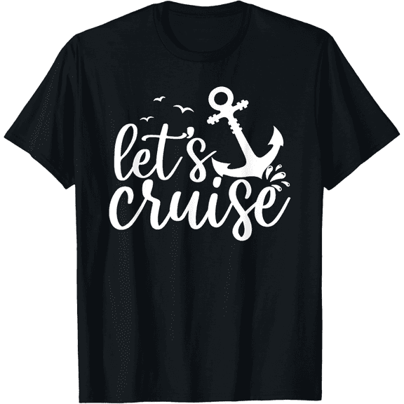 Let's Cruise Men Vacation Summer Family Matching T-Shirt