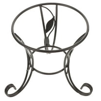 BESTONZON Black Gazing Globe Crystal Ball Stand Iron Stabilization for Friends 1Pack