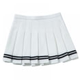 thumbnail image 1 of EIMELI Jupe Plissée Mini Décontractée pour Femmes Taille Haute Jupe Patineuse avec Shorts S-TTG, 1 of 9