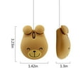 thumbnail image 3 of Dpisuuk Wired Mouse, Cute Animal Bear Computer Mouse, Portable USB Corded Mouse, 1200DPI Optical Mice for Laptop PC Desktop Computer,Brown, 3 of 6