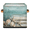 Multicolor 1, variant on CURLYOOT Seashell Starfish Coral Retro Wood 11 x 11 Inch Cube Storage Bin, Fabric Storage Cube Foldable Basket with Leather Handles, Organizer Basket for Closet Shelves