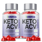 BioHealth Keto + ACV Gummies, BioHealth Keto Gummies, , Official Bio Health Gummies,  Supplement Men Women  (2 Pack)