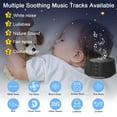 thumbnail image 2 of Letsfit T126L White Noise Machine with 14 Soundtracks and Night Light for Baby, 2 of 9