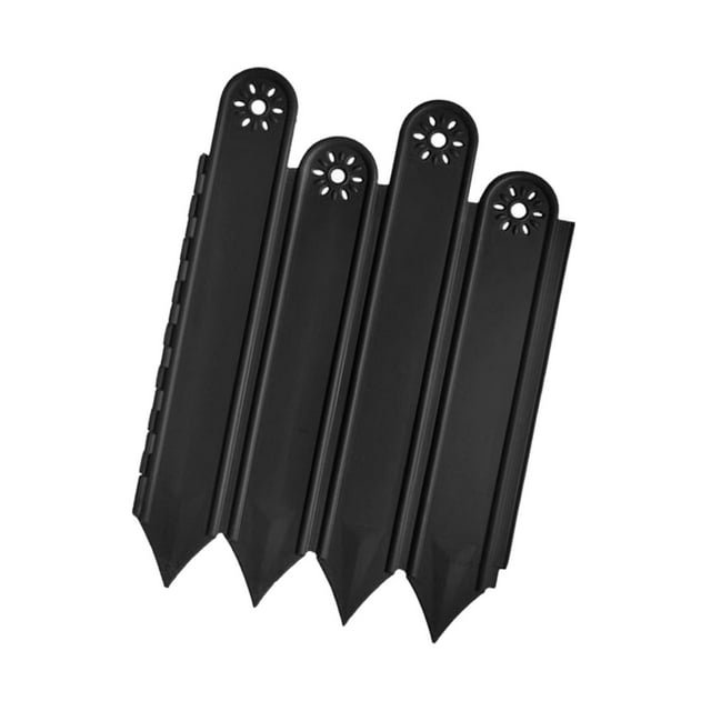 Almencla 10 Pieces Flower Bed Fencing with Stakes Garden Edging for Yard Outdoor Lawn Black