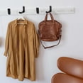 thumbnail image 6 of Unique Bargains 4 Pcs Foldable Foldable Coat Hook Wall Mount Invisible Black, 6 of 7