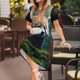 thumbnail image 3 of Disketp Forest Plant Raccoon para Vestido de Manga Corta para Mujeres, Vestidos de Verano para Mujeres, Casual y Holgado para la Playa, 3 of 6