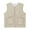 Beige, variant on MELDVDIB Womens Fleece Puffer Vest Sleeveless Lined Padded Gilet with Pockets Warm Lightweight Comfy Outerwear for Layering in Fall Winter