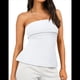 thumbnail image 1 of Tops de Tubo para Salir para Mujer 2025, Camisetas de Verano con Hombros Descubiertos y Espalda Descubierta, Lindas Camisetas de Vacaciones Y2k. XS, 1 of 8