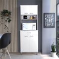 thumbnail image 2 of RST Brands Pignon MDF Armoire de Cuisine en Placage Blanc, 2 of 5