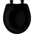 thumbnail image 2 of Bemis 200SLOWT443 Whisper-Close Round Closed Front Toilet Seat with Cover, Blush, 2 of 7