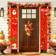 thumbnail image 2 of VerPetridure Christmas Curtain Decoration Christmas Decoration Curtain Creative Decoration Couplets Hanging Flags, 2 of 9