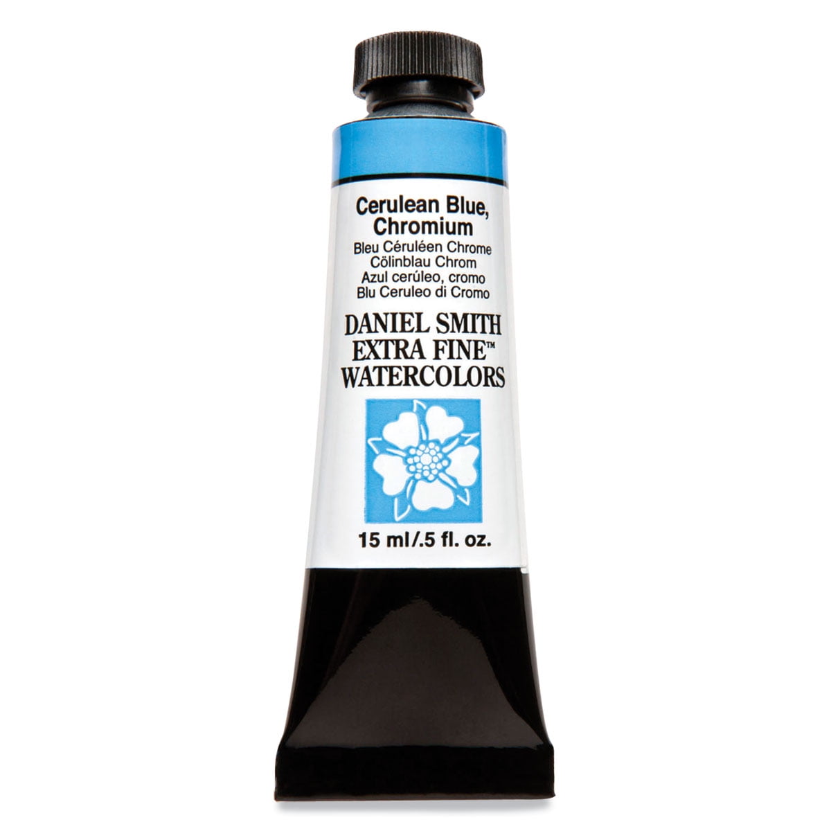 Daniel Smith Extra Fine Watercolor, 15 ml, Cerulean Blue Chromium
